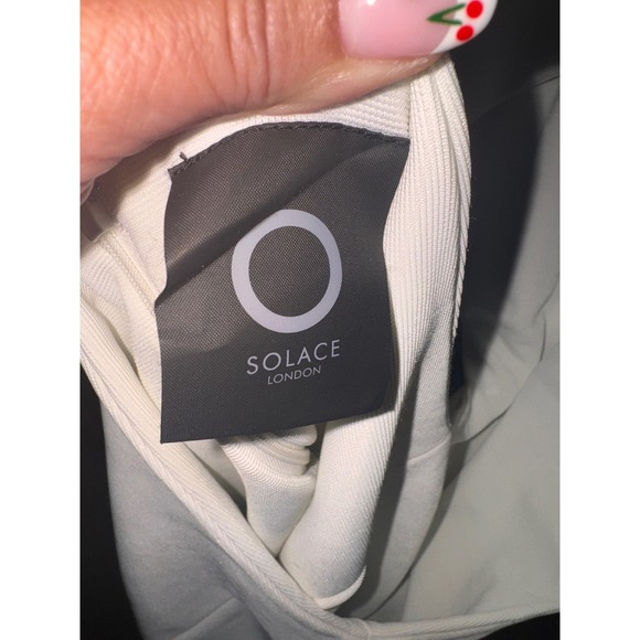 Solace London Stone Mini Dress With Cut Out Back US 10 - Picture 8 of 10